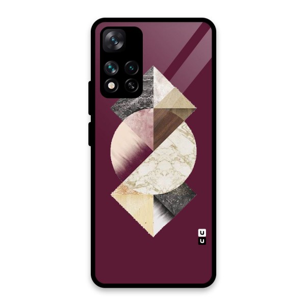 Abstract Marble Pattern Glass Back Case for Xiaomi 11i 5G