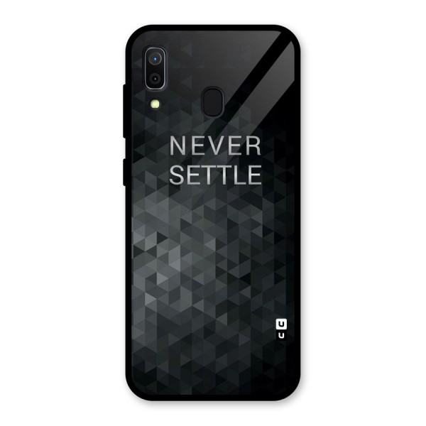 Abstract No Settle Glass Back Case for Galaxy A30