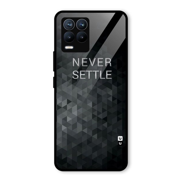 Abstract No Settle Glass Back Case for Realme 8 Pro