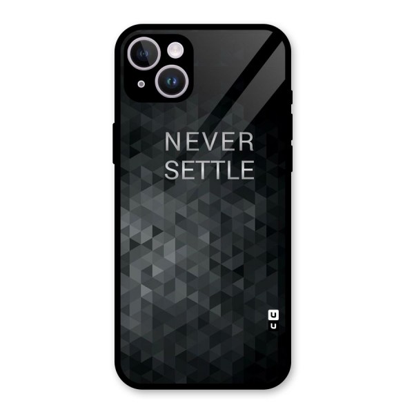 Abstract No Settle Glass Back Case for iPhone 14 Plus