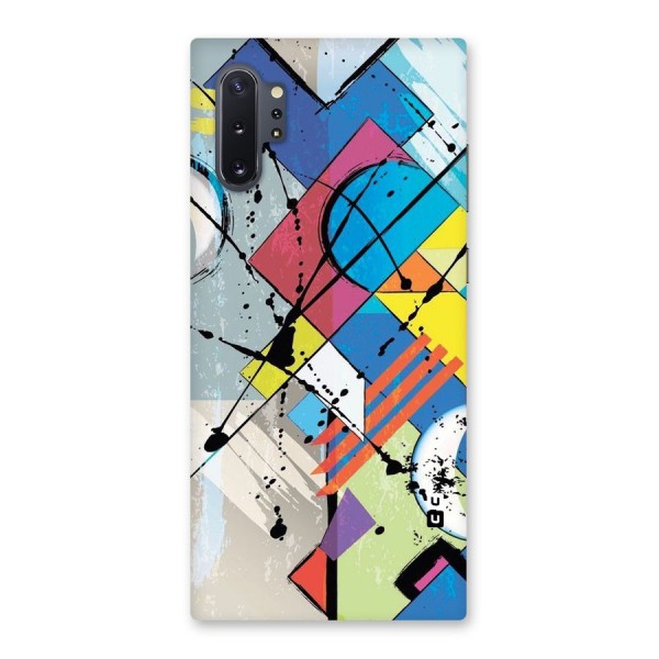 Abstract Paint Shape Back Case for Galaxy Note 10 Plus