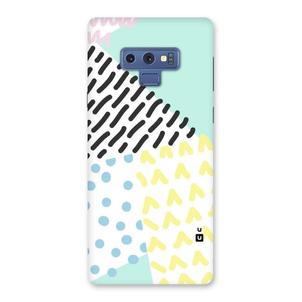 Abstract Pastel Back Case for Galaxy Note 9