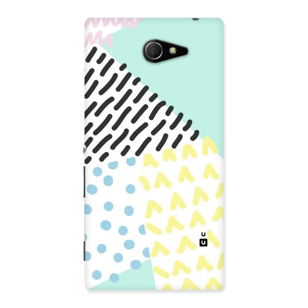 Abstract Pastel Back Case for Sony Xperia M2