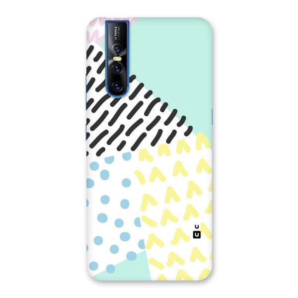 Abstract Pastel Back Case for Vivo V15 Pro