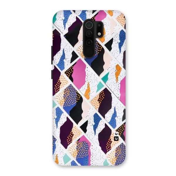 Abstract Polka Back Case for Redmi 9 Prime