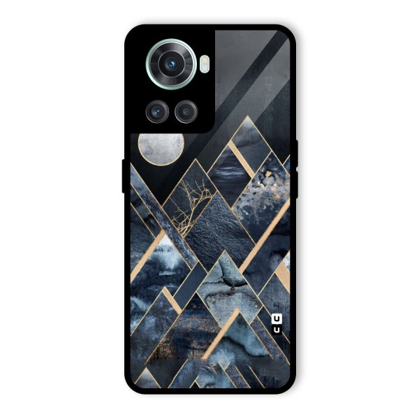 Abstract Scenic Design Glass Back Case for OnePlus 10R