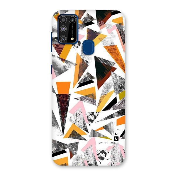 Abstract Sketchy Triangles Back Case for Galaxy M31