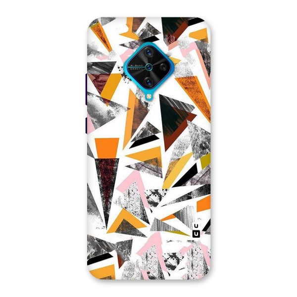 Abstract Sketchy Triangles Back Case for Vivo S1 Pro