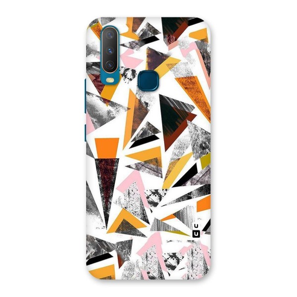 Abstract Sketchy Triangles Back Case for Vivo U10