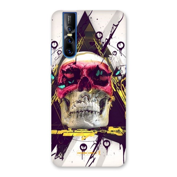 Abstract Skull Back Case for Vivo V15 Pro