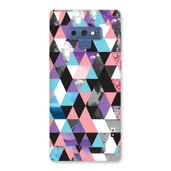 Abstract Splash Triangles Back Case for Galaxy Note 9