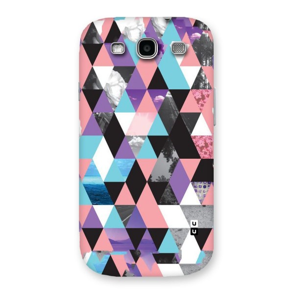 Abstract Splash Triangles Back Case for Galaxy S3 Neo