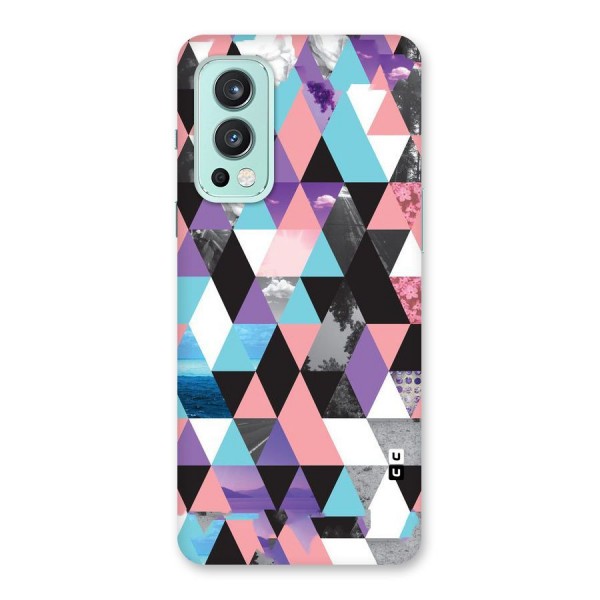 Abstract Splash Triangles Back Case for OnePlus Nord 2 5G
