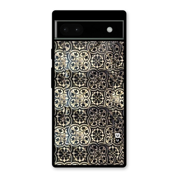Abstract Tile Glass Back Case for Google Pixel 6a