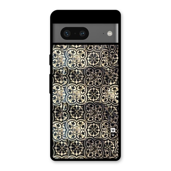 Abstract Tile Glass Back Case for Google Pixel 7