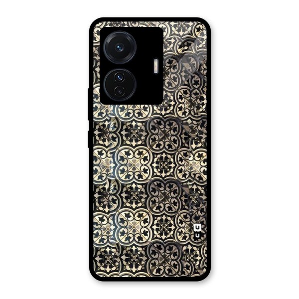 Abstract Tile Glass Back Case for Vivo iQOO Z6 Pro