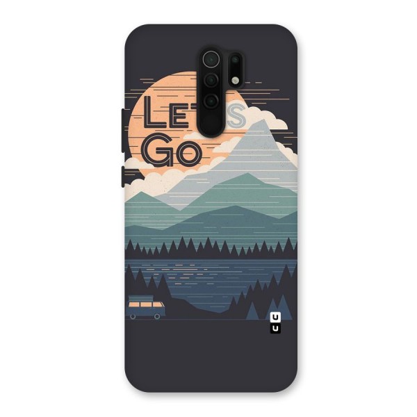 Abstract Travel Back Case for Redmi 9 Prime