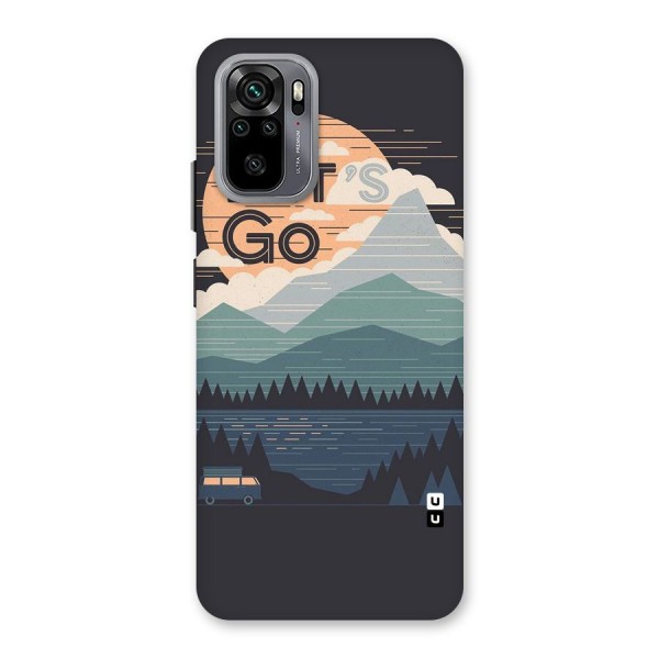 Abstract Travel Back Case for Redmi Note 10