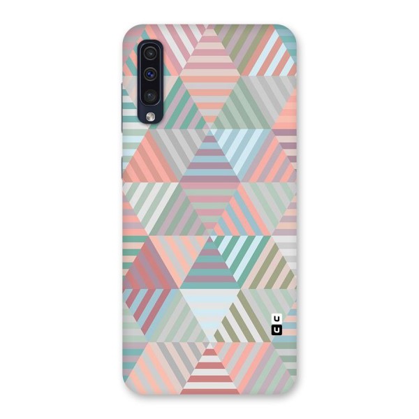 Abstract Triangle Lines Back Case for Galaxy A50