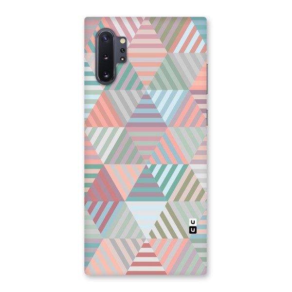 Abstract Triangle Lines Back Case for Galaxy Note 10 Plus