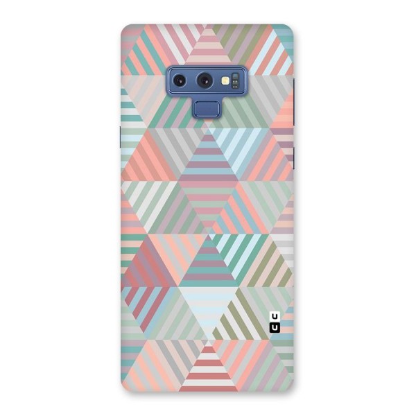 Abstract Triangle Lines Back Case for Galaxy Note 9