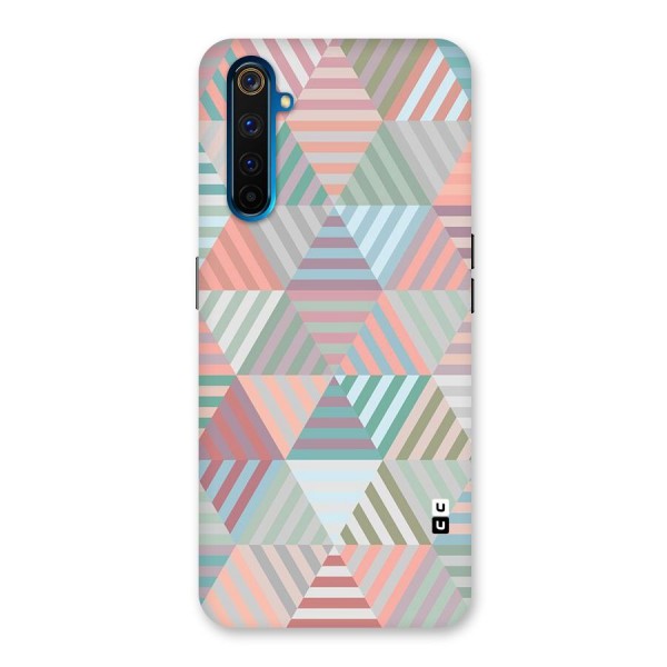 Abstract Triangle Lines Back Case for Realme 6 Pro