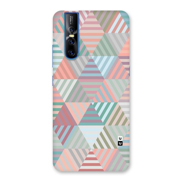 Abstract Triangle Lines Back Case for Vivo V15 Pro