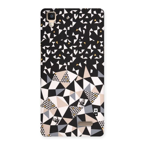 Abstract Varied Triangles Back Case for Oppo R7