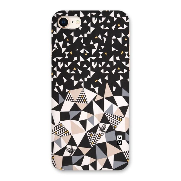 Abstract Varied Triangles Back Case for iPhone 8