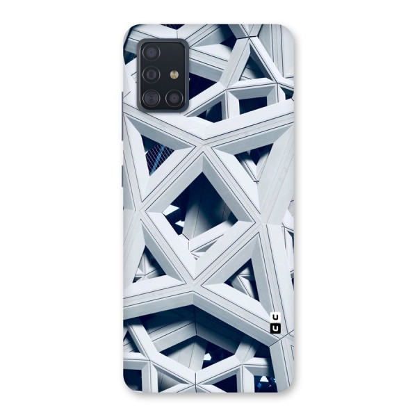 Abstract White Lines Back Case for Galaxy A51