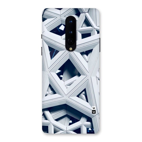 Abstract White Lines Back Case for OnePlus 8