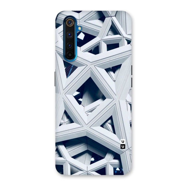 Abstract White Lines Back Case for Realme 6 Pro