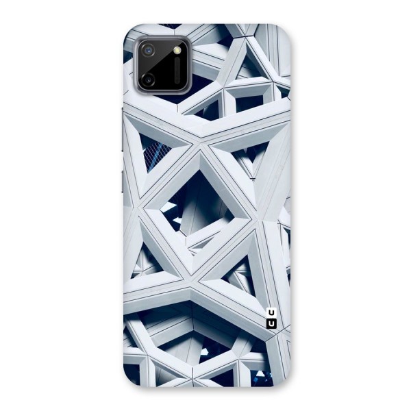 Abstract White Lines Back Case for Realme C11