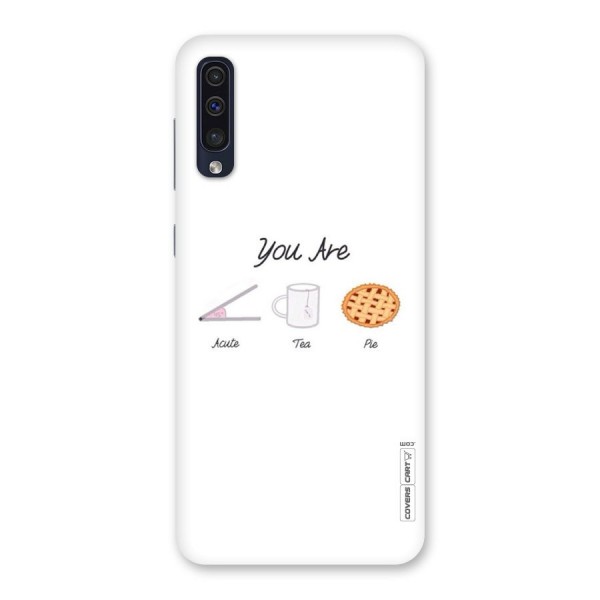 Acute Tea Pie Back Case for Galaxy A50s