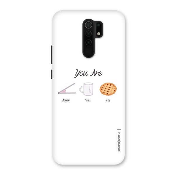 Acute Tea Pie Back Case for Redmi 9 Prime