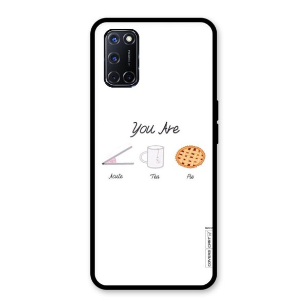 Acute Tea Pie Glass Back Case for Oppo A52