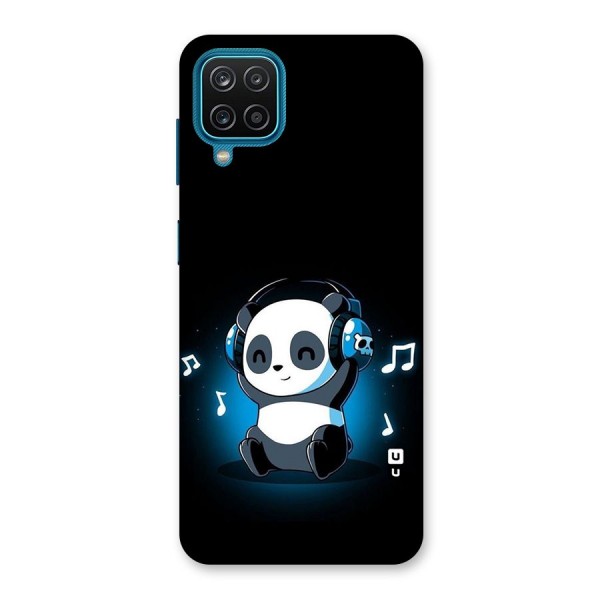 Adorable Panda Enjoying Music Back Case for Galaxy F12