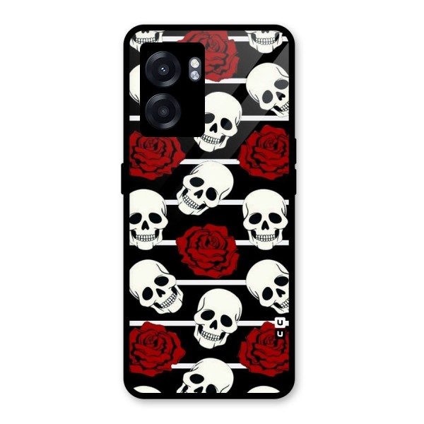 Adorable Skulls Glass Back Case for Oppo K10 (5G)