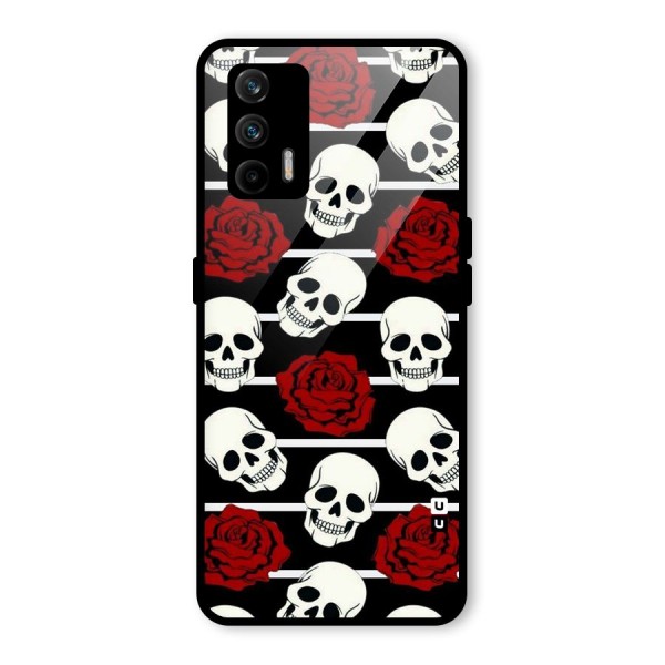 Adorable Skulls Glass Back Case for Realme X7 Max