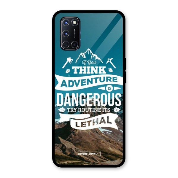 Adventure Dangerous Lethal Glass Back Case for Oppo A52