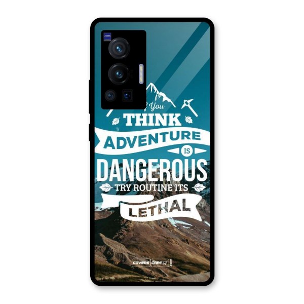 Adventure Dangerous Lethal Glass Back Case for Vivo X70 Pro