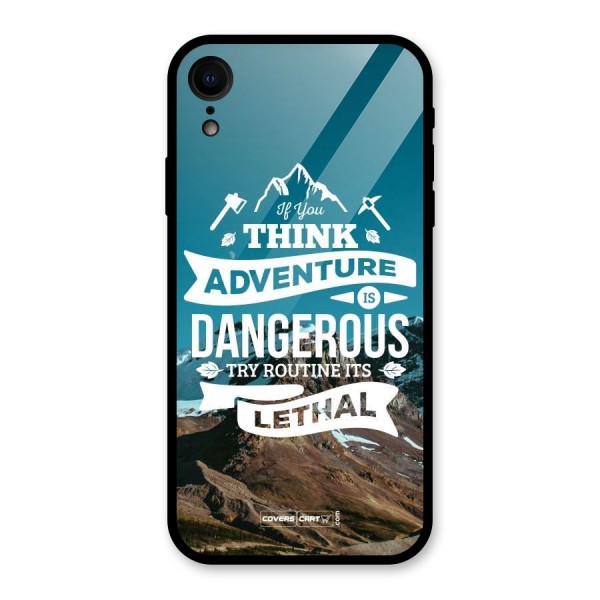 Adventure Dangerous Lethal Glass Back Case for XR