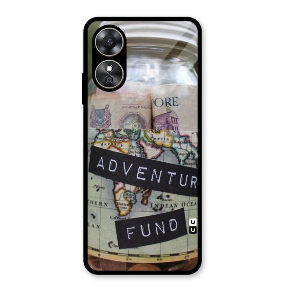 Adventure Fund Glass Back Case for Oppo A17