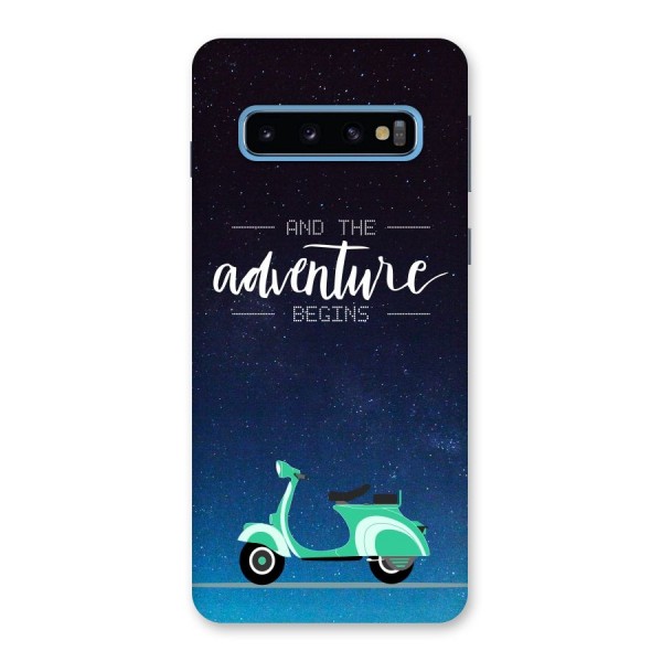 Adventure Scooter Back Case for Galaxy S10