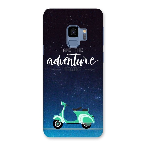 Adventure Scooter Back Case for Galaxy S9