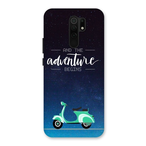 Adventure Scooter Back Case for Redmi 9 Prime