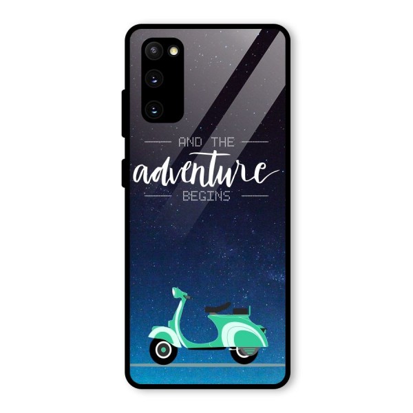 Adventure Scooter Glass Back Case for Galaxy S20 FE 5G