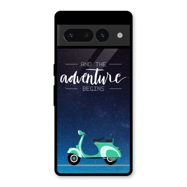 Adventure Scooter Glass Back Case for Google Pixel 7 Pro