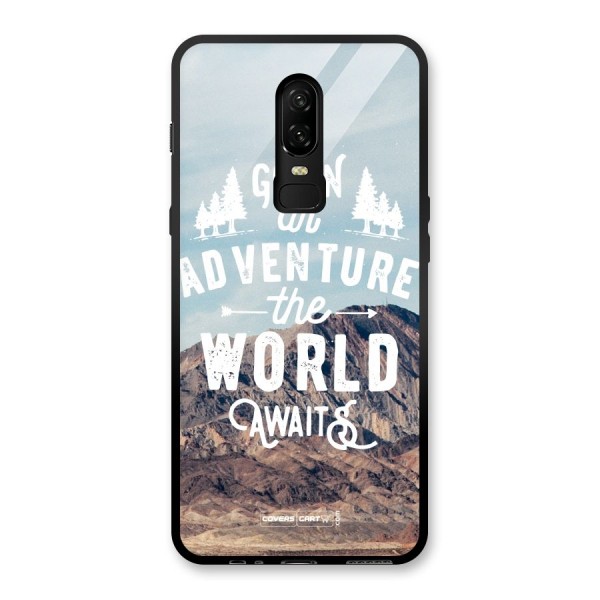 Adventure World Glass Back Case for OnePlus 6