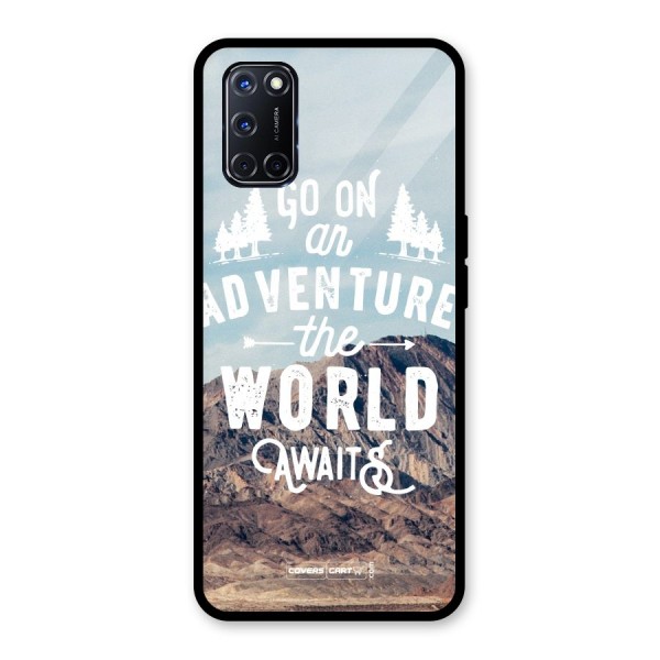 Adventure World Glass Back Case for Oppo A52